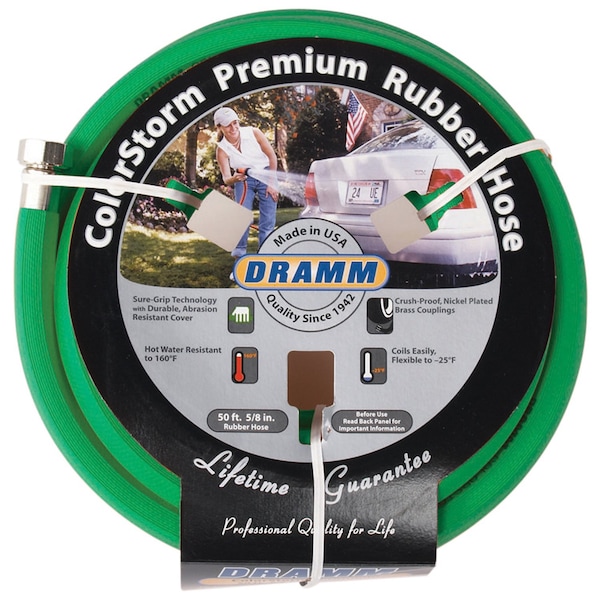 Dramm Dramm ColorStorm 5/8 in. D X 50 ft. L Heavy Duty Premium Grade Garden Hose - 10-17000