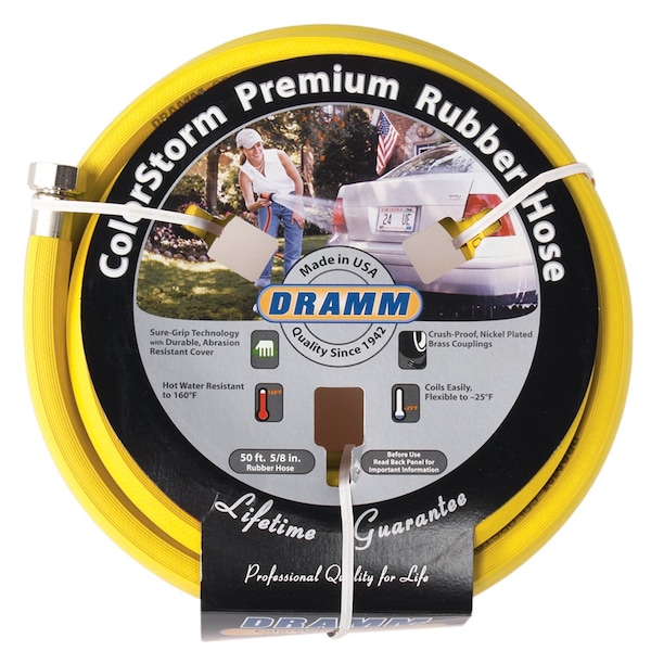 Dramm Dramm ColorStorm 5/8 in. D X 50 ft. L Heavy Duty Premium Grade Garden Hose - 10-17000