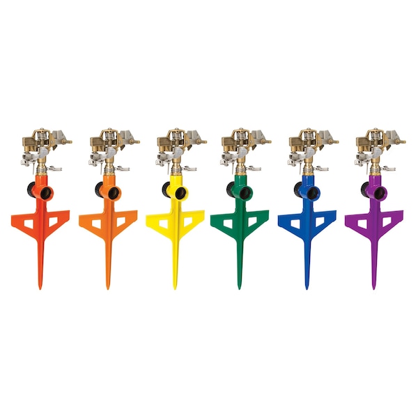 Dramm Dramm ColorStorm Metal Spike Base Impulse Sprinkler 5281 sq ft - 10-15060