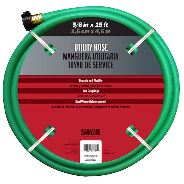Swan Flexon 5/8 in. D X 15 ft. L Light Duty Leader Hose - SN58R015FM