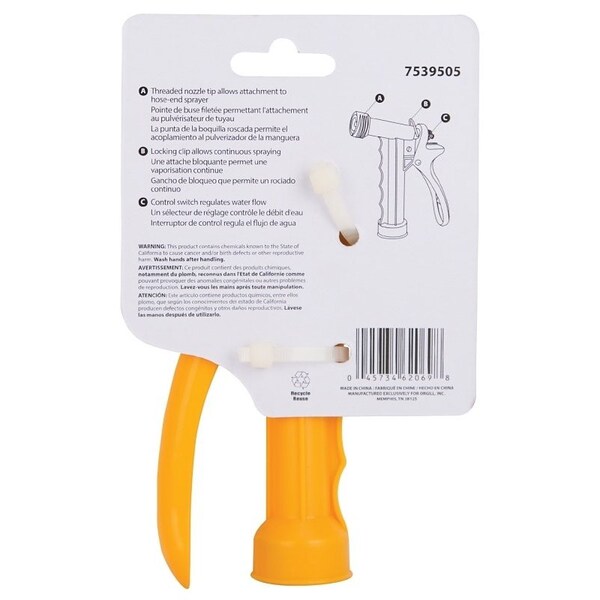 Landscapers Select Spray Nozzle, Female, Plastic, Yellow - GA7813L