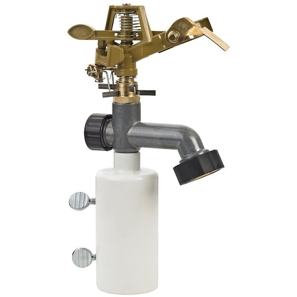 Landscapers Select Lawn Sprinkler, Female, Round, Zinc/Plastic - GM291