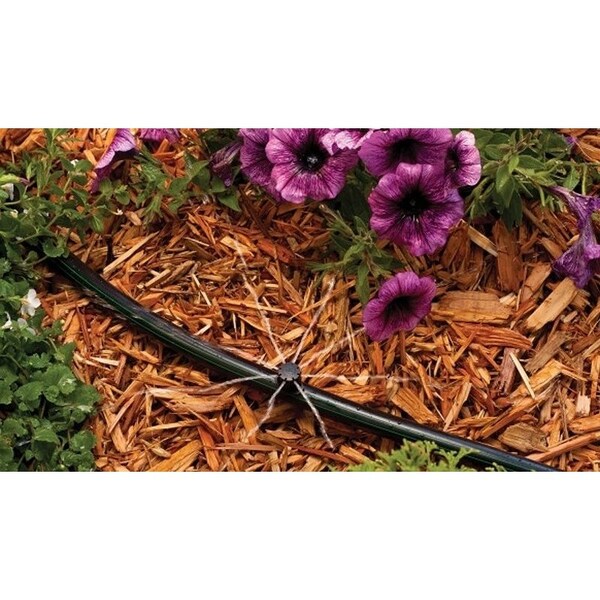 Rain Bird Micro Bubbler, SelfPiercing, Barb, FullCircle, 0 to 13 gph, Black - MBSPF10SX