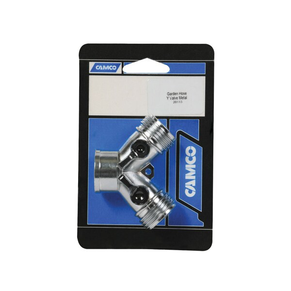 Camco Camco 1 in. Hose X 1 in. Galvanized Malleable Iron 3-Way Valve - 20113