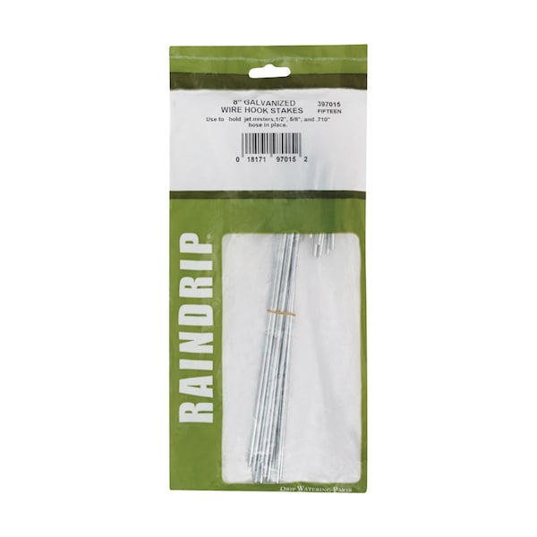 Raindrip Raindrip Drip Irrigation Tubing Stake 8 in. H 15 pk - 397015B