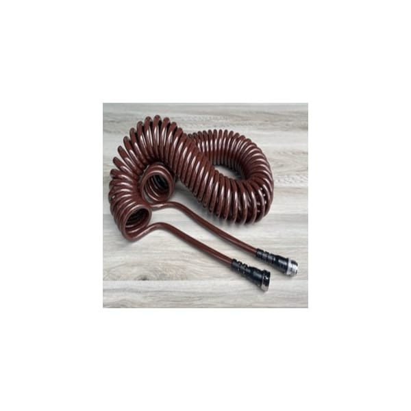 Water Right 50 Ft Coil Hose  Espresso - PCH-050-ES