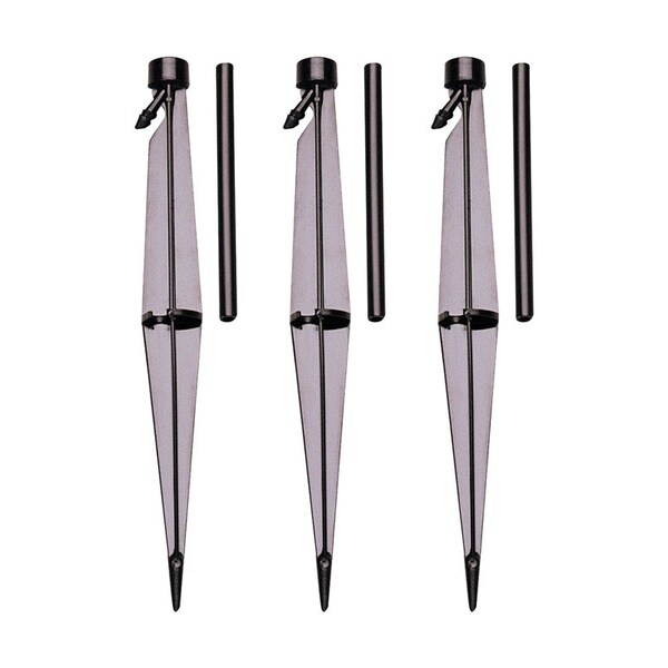 Raindrip Raindrip For 1/4 in. Tubing Drip Irrigation Tubing Stake 8 in. H 3 pk - R382CT