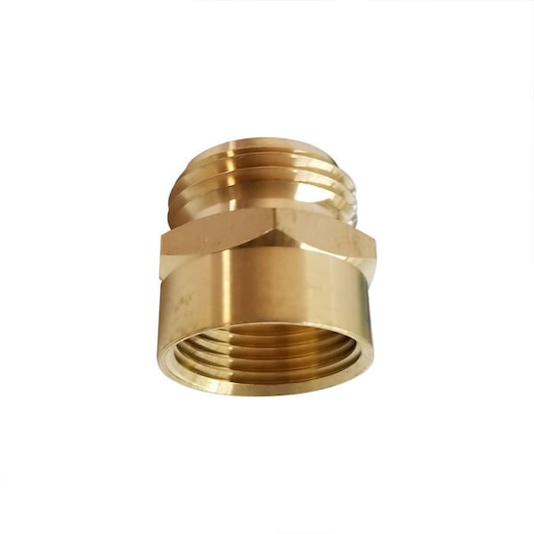 Thrifco Plumbing 3/4 Inch Male GHT X 3/4 Inch FIP Nipple - 4400306