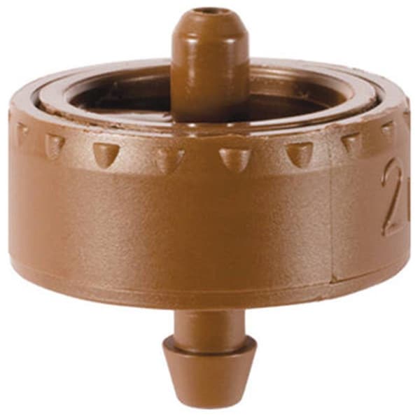 Gan Eden W2205B .5 gph Button Dripper - 25 Pack, Brown, 25PK - GA138724