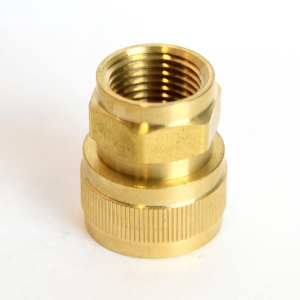 Homeplus+ ATC Brass 3/4 in. D X 1/2 in. D Hose Adapter 1 pk - 6JC126301511022