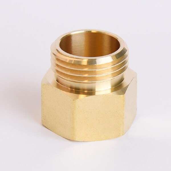 Homeplus+ ATC Brass 3/4 in. D X 3/4 in. D Hose Adapter 1 pk - 6JC126301511017