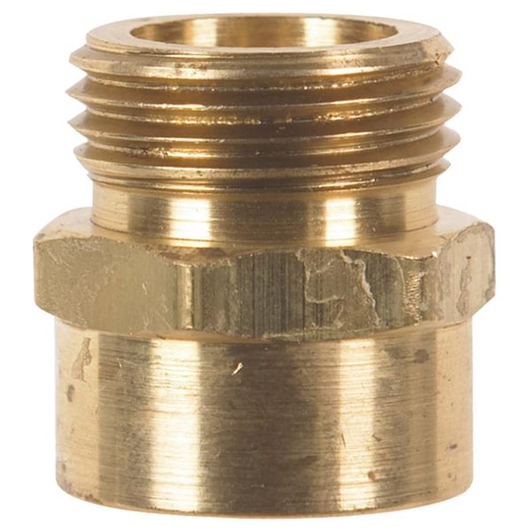 Homeplus+ ATC Brass 3/4 in. D X 3/4 in. D Hose Adapter 1 pk - 6JC126301511017
