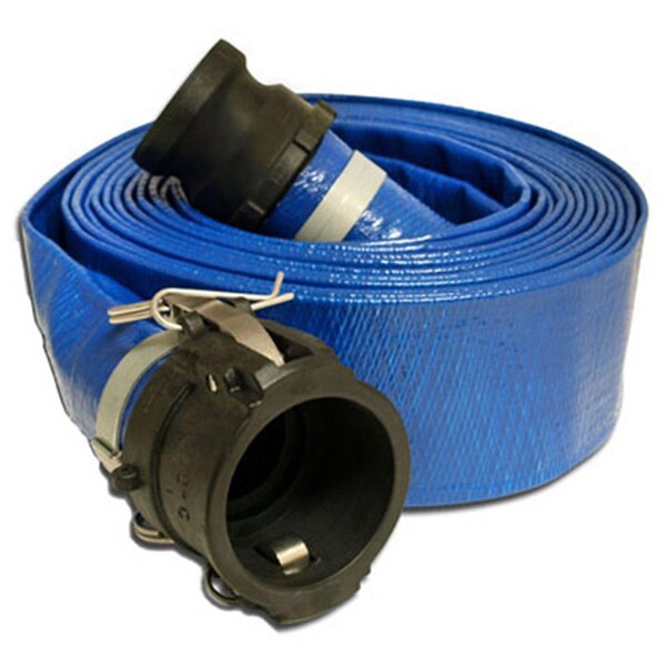 Propation 98138044 2 in. x 25 ft. PVC Discharge Hose Coupled Poly C x E Assembly - PR2671303