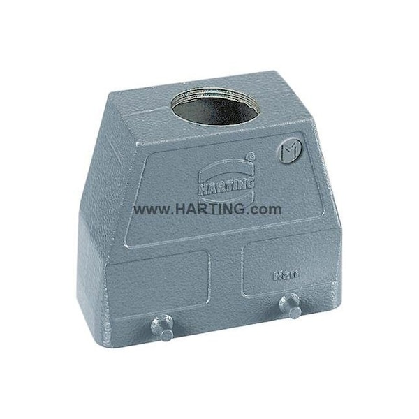 Hood del conector rectangular Harting M32, 71.6 mm de altura - 19300100427