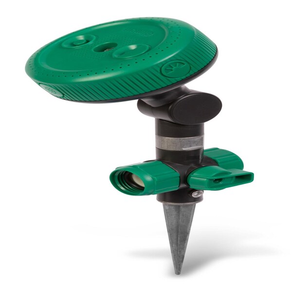 Gilmour Gilmour Metal Non-tipping Base Stationary Sprinkler 1800 sq ft 1 pk - 813443-1004