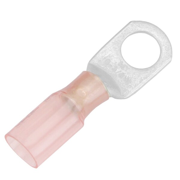 Terminal de Anillo Termocontraíble Pacer 8 AWG - Tamaño de espárrago de 3/8 pulgadas - Paquete de 25 - TE8-38-25