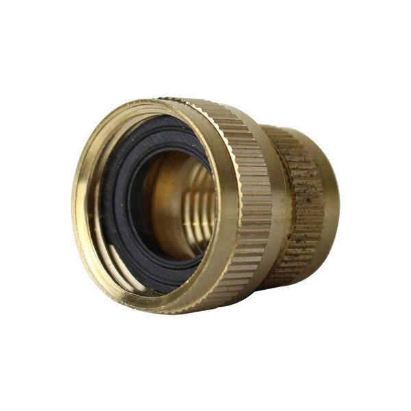Thrifco Plumbing 3/4 Inch Female GHT X 1/2 Inch FIP Swivel Fitting - 4400301