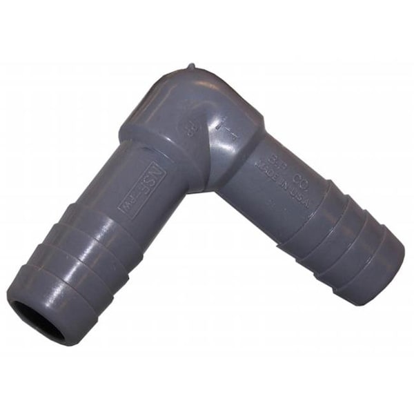Genova Genova Products .50 in. Poly 90 degrees Insert Elbow  350705 - 350705