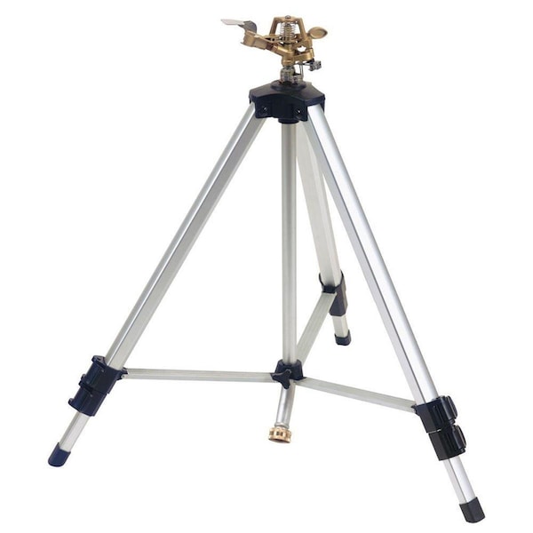 Melnor Deluxe Metal Pulsator Sprinkler with Tripod - 9620-8