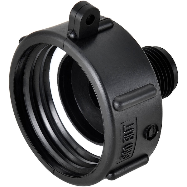 Global Industrial Polypropylene S60x6 Female Buttress x 3/4 Male Garden Hose Pipe Adapter - 493519