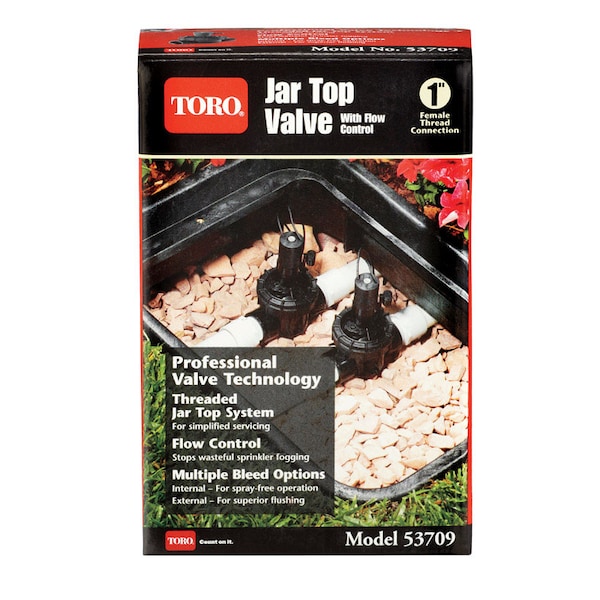 Toro Toro Jar Top Valve with Flow Control 1 in. 150 psi - 53709