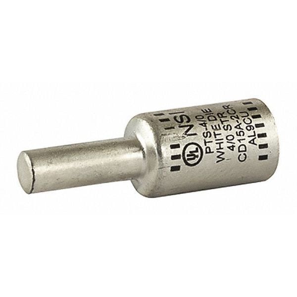 Terminal de clavija de 4/0 AWG de Nsi Industries con una longitud de clavija de 1.22" - PTS4/0