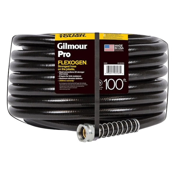 Gilmour Gilmour Pro Flexogen 5/8 in. D X 100 ft. L Professional Grade Garden Hose - 865001-1002