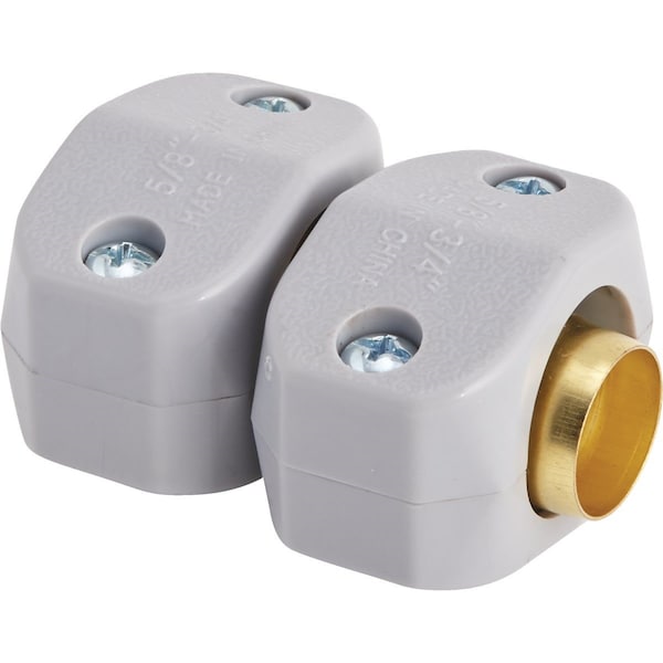Best Garden 5/8 In. or 3/4 In. Brass Hose Mender - 39020
