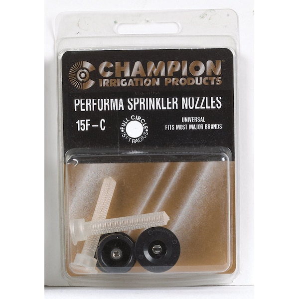 Champion Irrigation Champion Plastic 15 ft. Full-Circle Sprinkler Nozzle - 15F-C