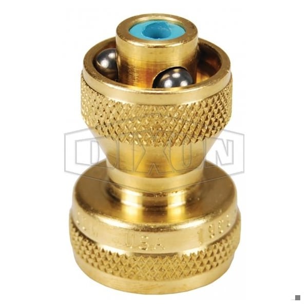 Dixon Adjust-A-Power Nozzle, 3/4 in Garden Hose Thread Connection, 100 psi Pressure, Brass, Domestic - AAPN75GHT