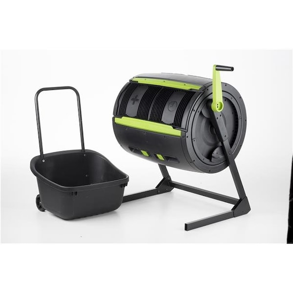 Riverstone Industries MAZE Two Stage Compost Tumbler With MAZE Composting Cart - RSI-MCT-MC