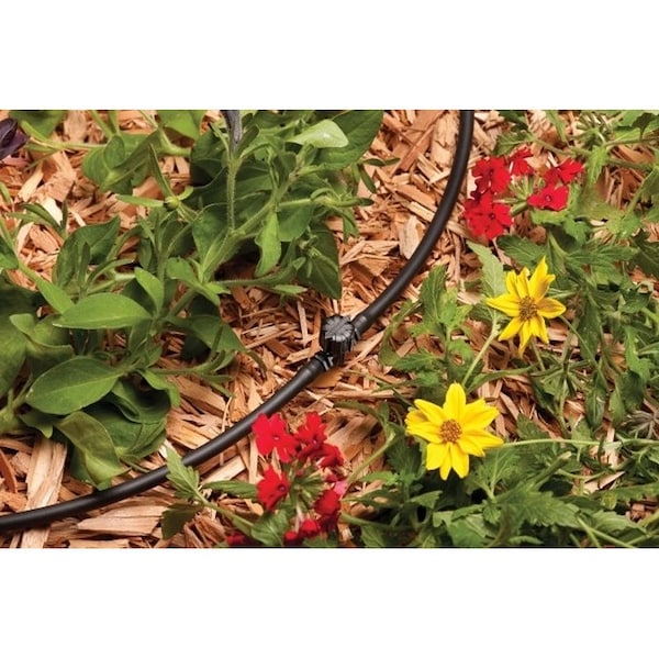 Rainbird Rain Bird Tubing Shutoff Valve, 1/4 in, Barb, Plastic, Black - BVAL25-2S