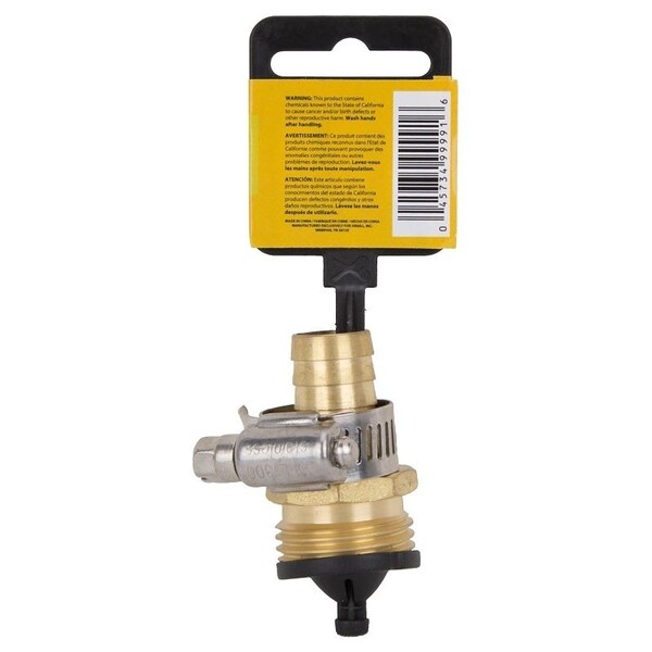 Landscapers Select Hose Coupling, 5/8 to 3/4 in, Male, Brass - GB958M3L