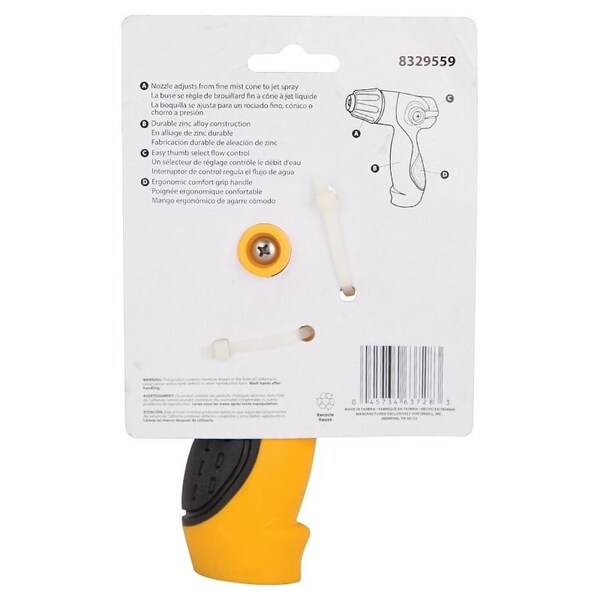 Landscapers Select Spray Nozzle, Female, Metal, Yellow - RR-15432