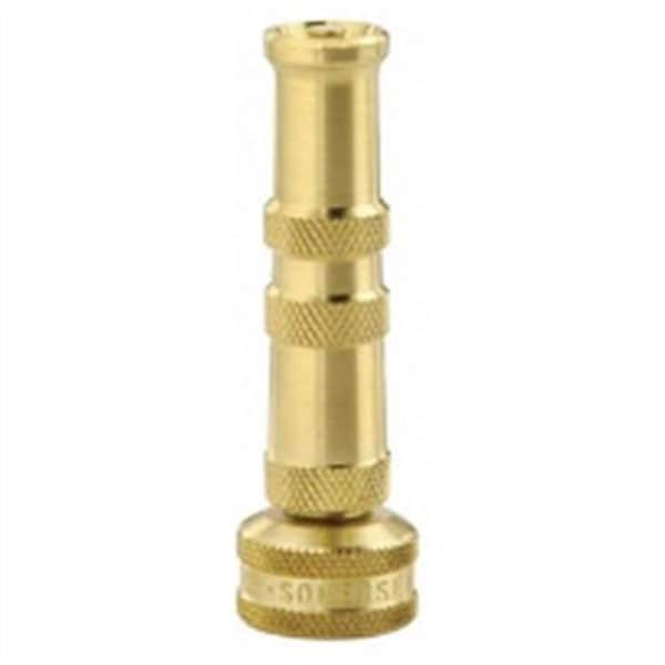 Dendesigns 4 in. Green ThumbTwist Hose Nozzle - Brass - DE864800