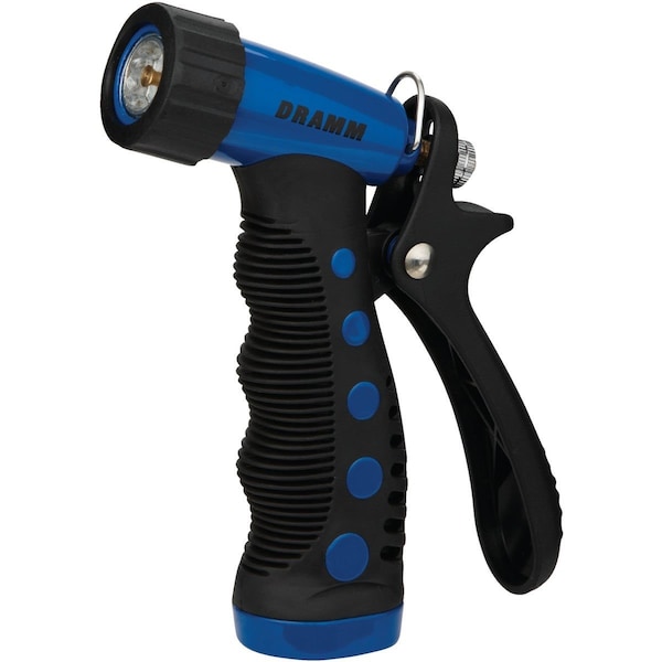 Dramm Heavy-Duty Metal Pistol Nozzle, Blue - 60-12725