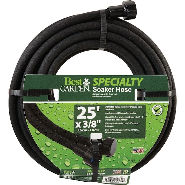 Best Garden 3/8 In. Dia. x 25 Ft. L. Soaker Hose - DBSP38025