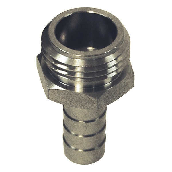 Dixon Garden Hose Repair Fitting, 3/4" BarbxGHT - 5901212SS