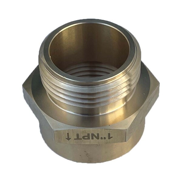 Underhill Products Brass Conversion Fitting 1''Female NPT x 1'' Male NPSH - A-BA10NXSH