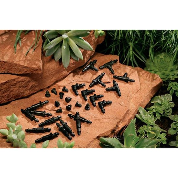 Orbit Orbit 1/4 in. Barbed Drip Irrigation Coupler 25 pk - 67402