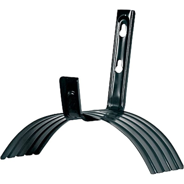Ames Hose Hanger, 5/8 in Dia Hose, 150 ft, Steel, Black, Wall - 2383520