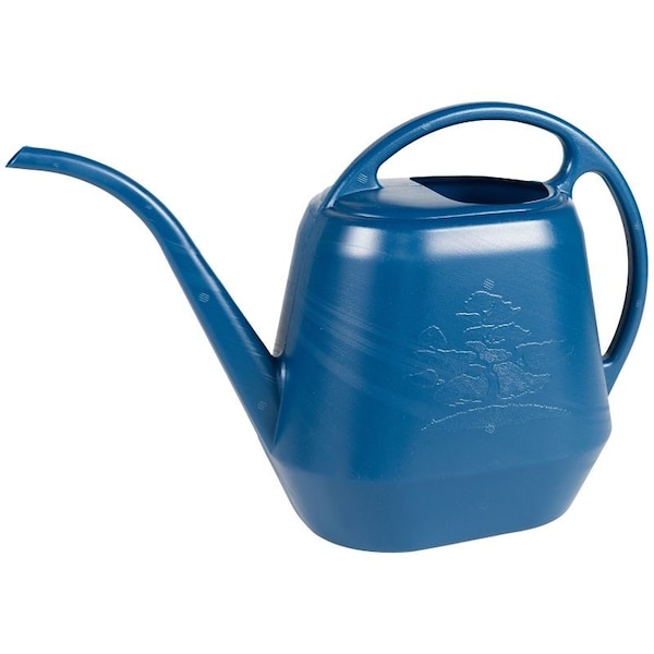 Bloem Aqua Rite Watering Can, 1.1 gal Can, Extra Long Spout, Plastic, Classic Blue - JW41-33