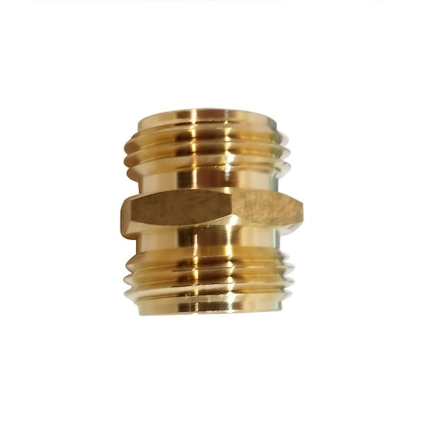 Thrifco Plumbing 3/4 Inch Male GHT X 3/4 Inch Male GHT Nipple - 4400308