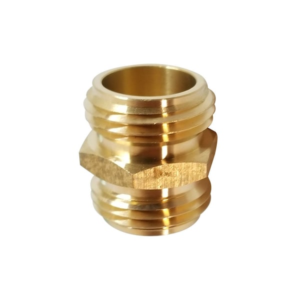 Thrifco Plumbing 3/4 Inch Male GHT X 3/4 Inch Male GHT Nipple - 4400308