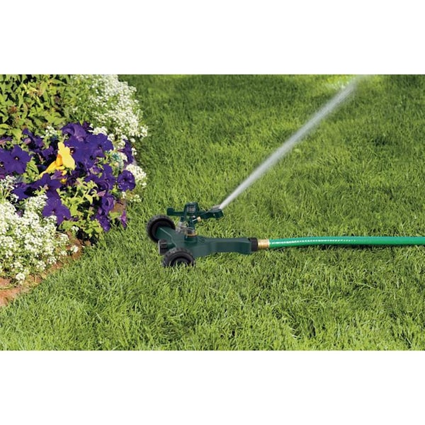 Orbit Orbit Plastic Wheeled Base Impact Sprinkler 5670 sq ft 1 pk - 58148N