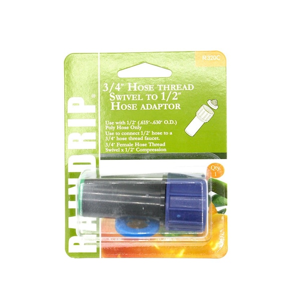 Thrifco Plumbing R-320-C 3/4 Hose Adapter - 6819320