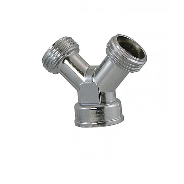 American Imaginations 0.75 in. x 0.75 in. x 0.75 in. Stainless Steel Garden Hose WYE - AI-35592