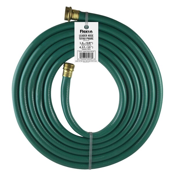 Swan 0.625 in. x 15 ft. Utility Vinyl Remnant Hose, Green - 7199706