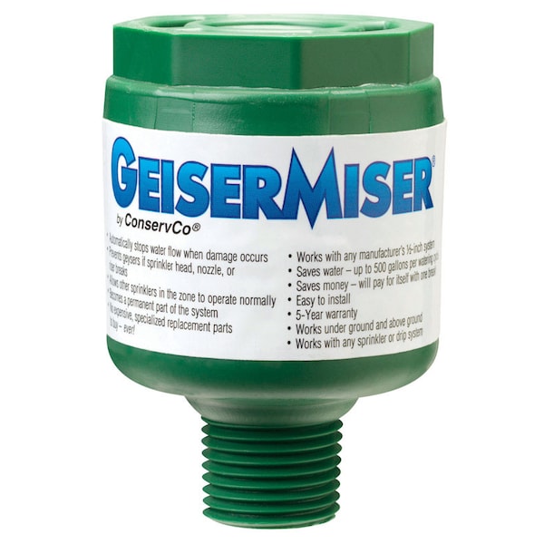 No More Geysers Conservco Geiser Miser 3/4 in. Threaded Drip Irrigation Adapter 1 pk - NMG-49