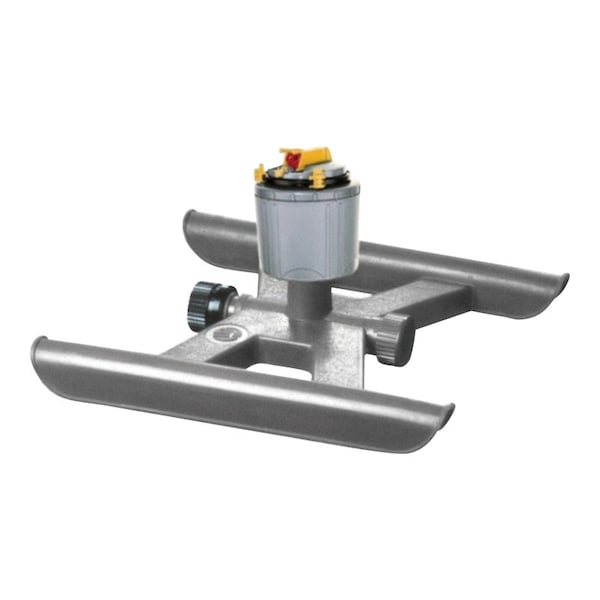 Naan Quality Valve and Sprinkler Plastic Sled Base Impulse Sprinkler 5024 sq ft 1 pk - 525054